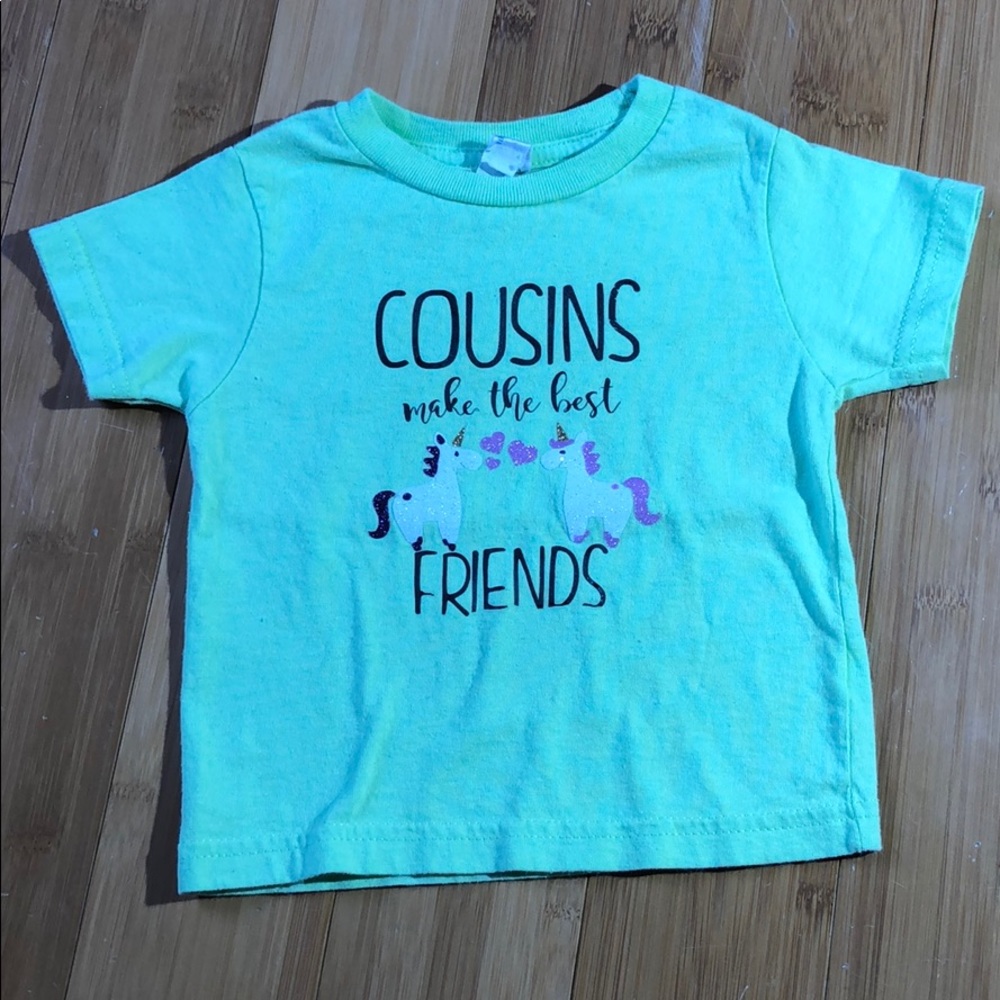 lot of 3 custom vinyl tees 2T peeps cousins potter - Picture 2 of 4